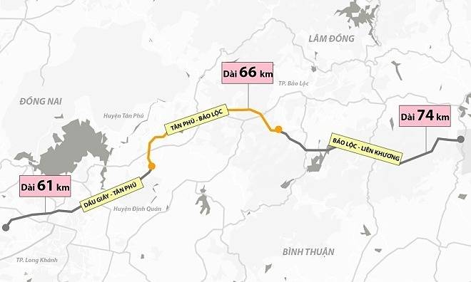Sẽ khởi công cao tốc Bảo Lộc - Liên Khương và Tân Phú - Bảo Lộc sớm hơn dự kiến - CafeLand.Vn...