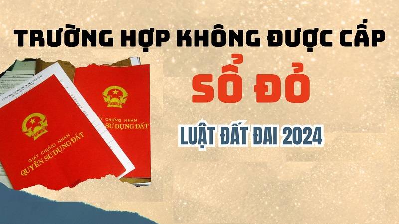 Luật Đất đai 2024: Trường hợp nào không được cấp sổ đỏ? - CafeLand.Vn