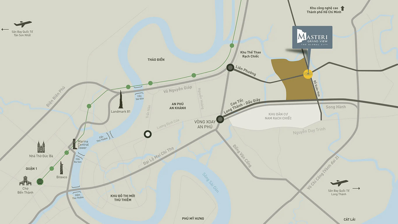 Vị Trí Masteri Grand View​