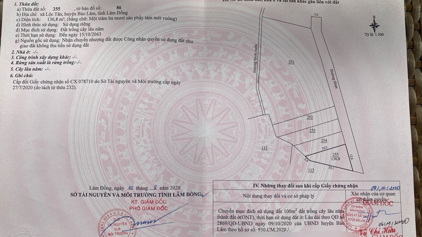 Sổ Hồng Lộc Tân