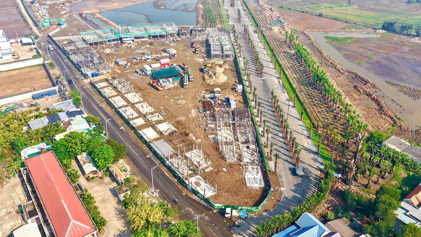 Tiến độ thi công eco retreat