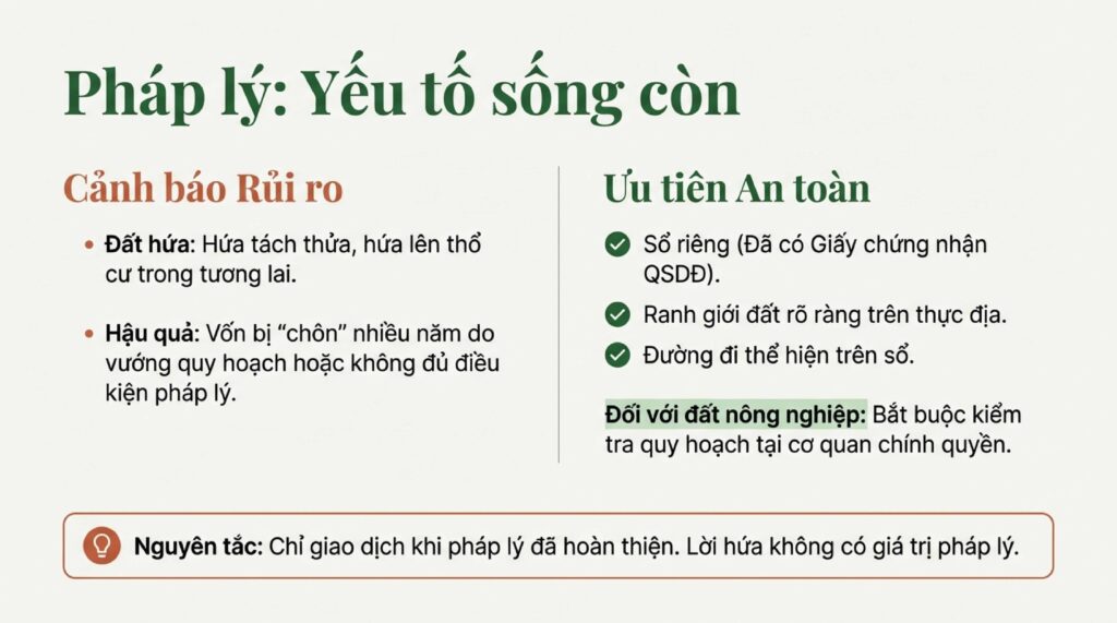 Lựa chọn pháp lý rõ ràng