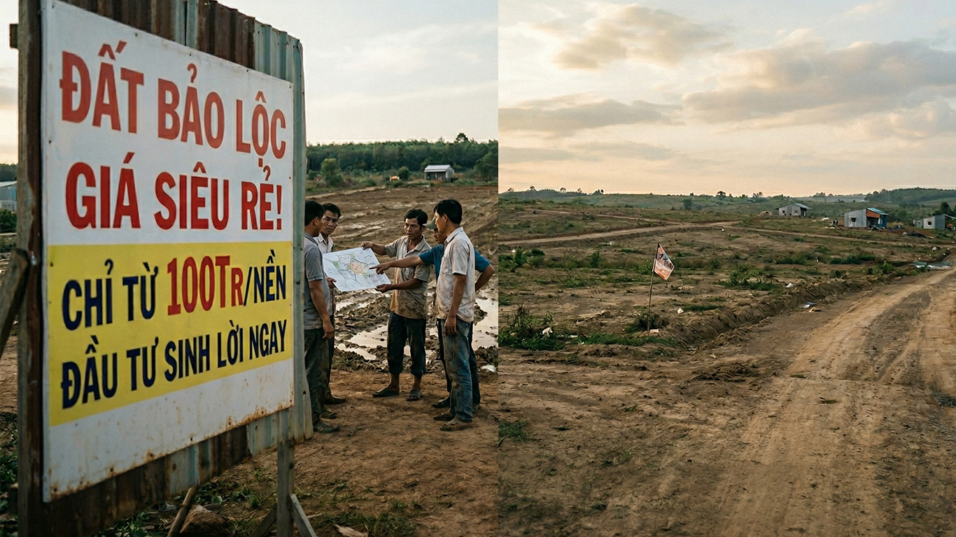 Tổng hợp các sai lầm phổ biến khiến người mua đất Bảo Lộc dễ gặp rủi ro.