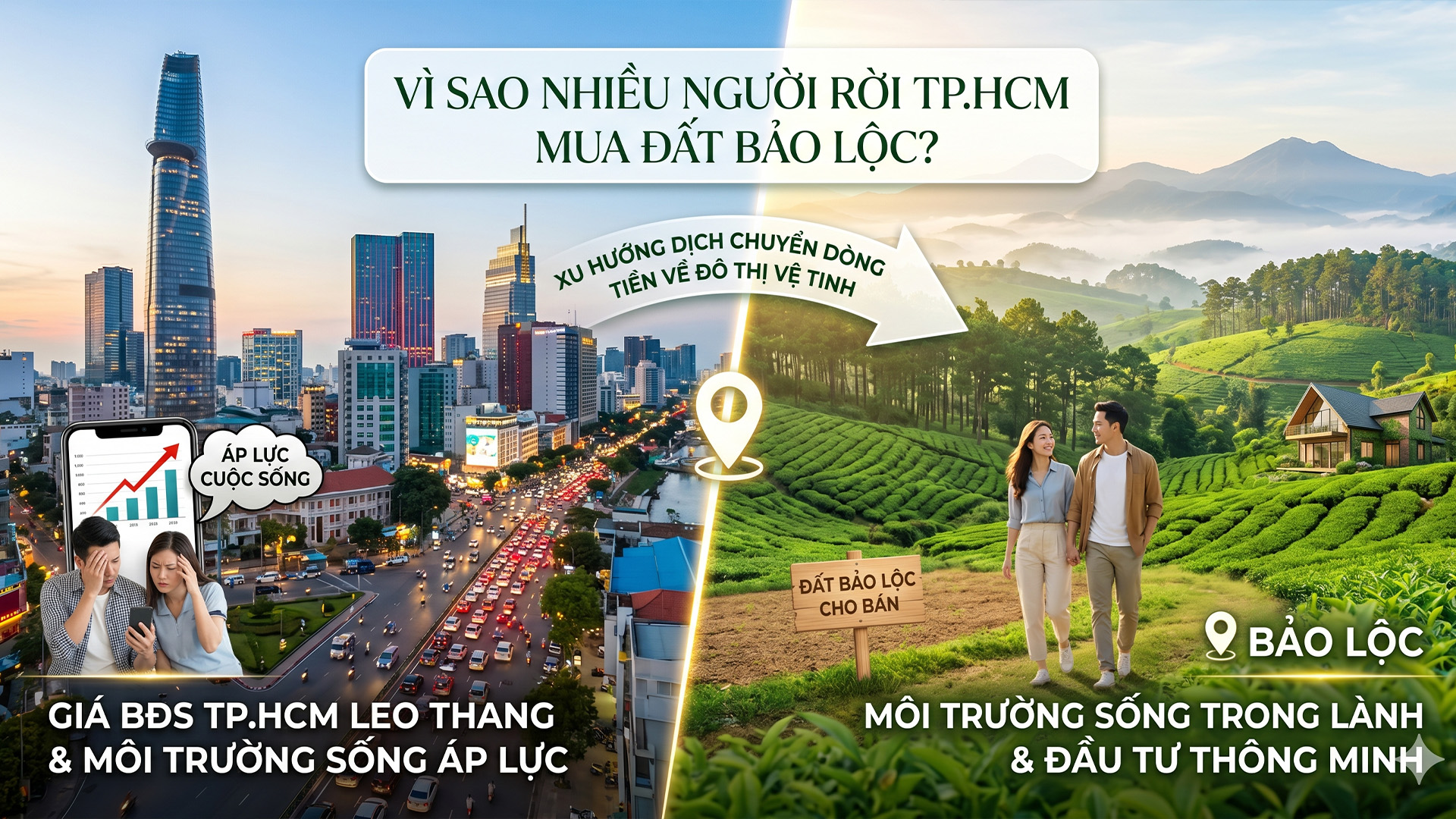 Vì sao nhiều người rời TP.HCM mua đất Bảo Lộc?jpg