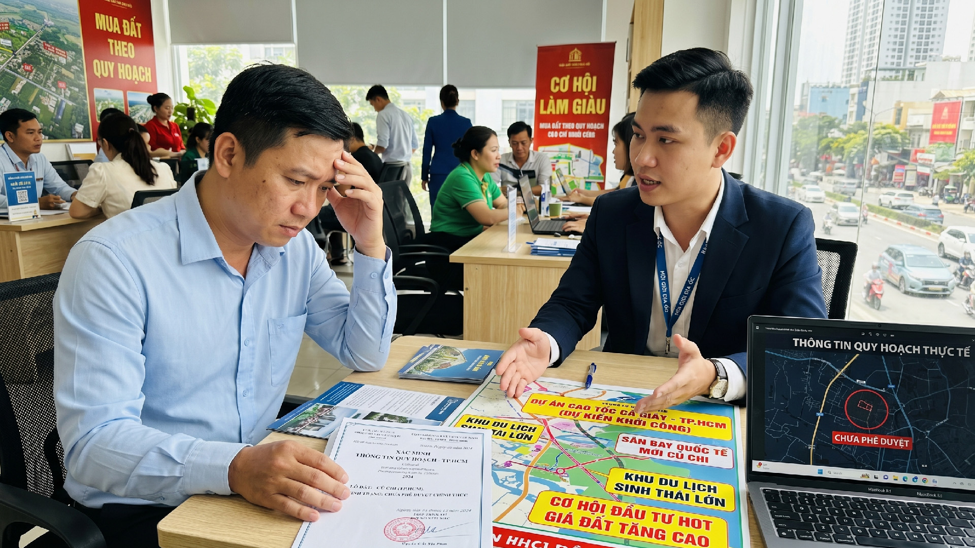 Người đầu tư cần xác minh quy hoạch trước khi đặt cọc